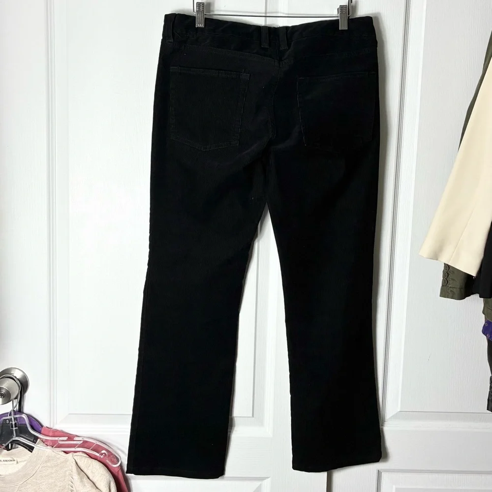 J. Crew Black Corduroy Favorite Fit Pants 31R Cotton Straight Classic Piece